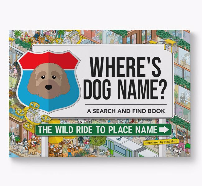 Personalised Australian Labradoodle Book: Where's Dog Name? Volume 3